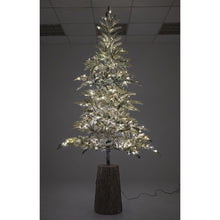 Load image into Gallery viewer, Princess Pine PRE-LIT TREE 2.4m with 300 White LED on Fibre Glass Resin Base