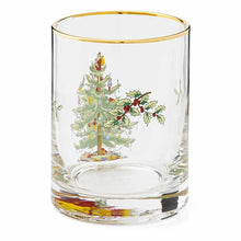 Load image into Gallery viewer, Spode Christmas Tree Set of 4 Lowball Glasses