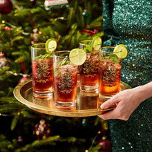 Load image into Gallery viewer, Spode Christmas Tree Set of 4 Highball Glasses