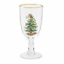 Load image into Gallery viewer, Spode Christmas Tree Set of 4 Goblets