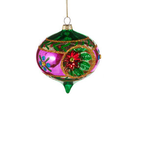 Multicolor Witch Eye Glass Hanging Ornament
