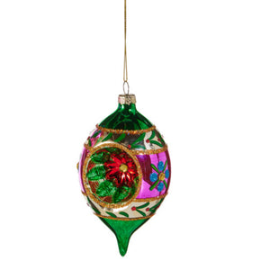 Multicolor Witch Eye Glass Hanging Ornament