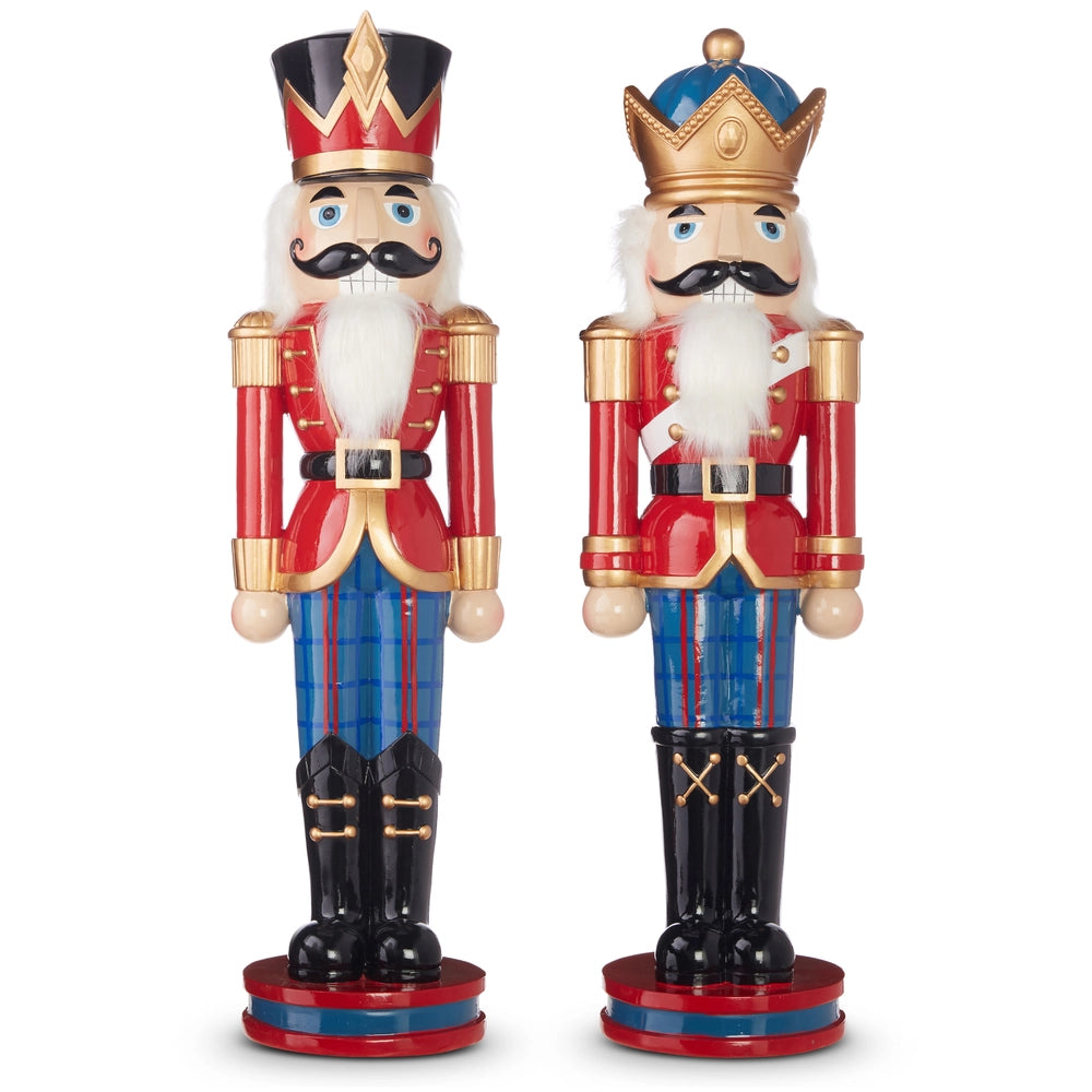 Traditional Blue Tartan Nutcracker