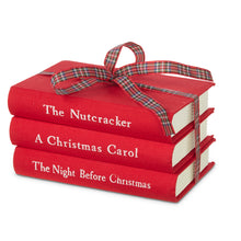 Load image into Gallery viewer, Red Stacked Christmas Books