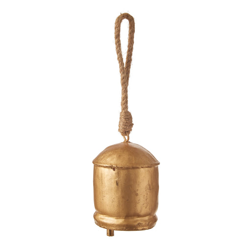 Copper Vintage Bell Christmas Ornament 12cm