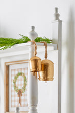 Load image into Gallery viewer, Copper Vintage Bell Christmas Ornament LARGE
