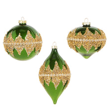 Load image into Gallery viewer, Green Beaded Hanging Ornament