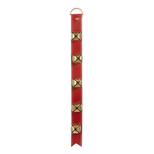 Red Sleigh Bell Door Hanger