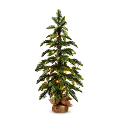 Lighted Pine Tree in Bag 75cm