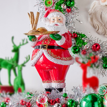 Load image into Gallery viewer, Large Santa Figure Holding Serving Plate