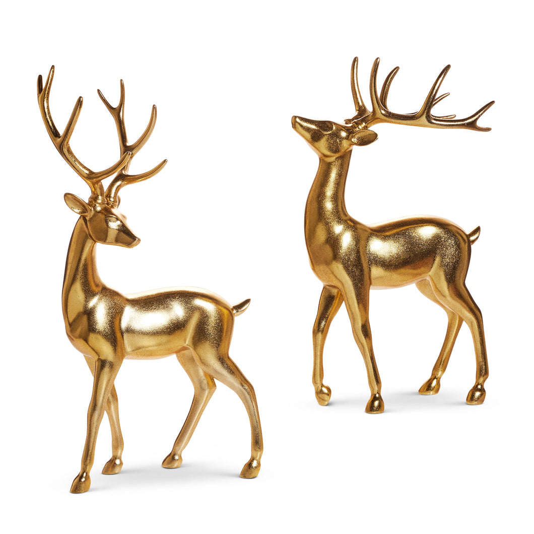 Gold Deer Standing
