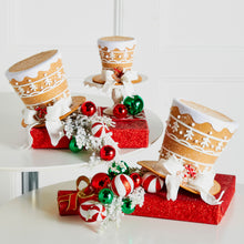 Load image into Gallery viewer, Gingerbread Top Hat Christmas Decoration