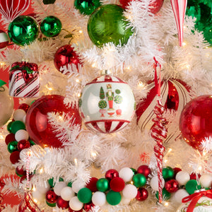 Merry Topiary and Nutcracker Ball Hanging Ornaments