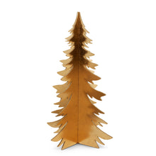 Load image into Gallery viewer, Metallic Gold 3D Christmas Tree