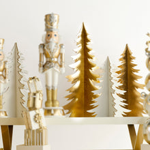 Load image into Gallery viewer, Metallic Gold 3D Christmas Tree