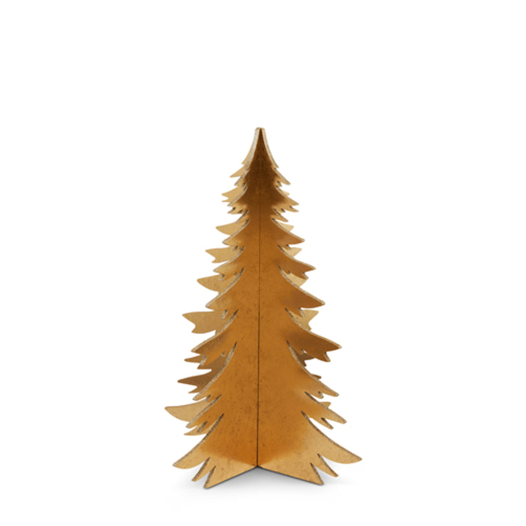 Metallic Gold 3D Christmas Tree