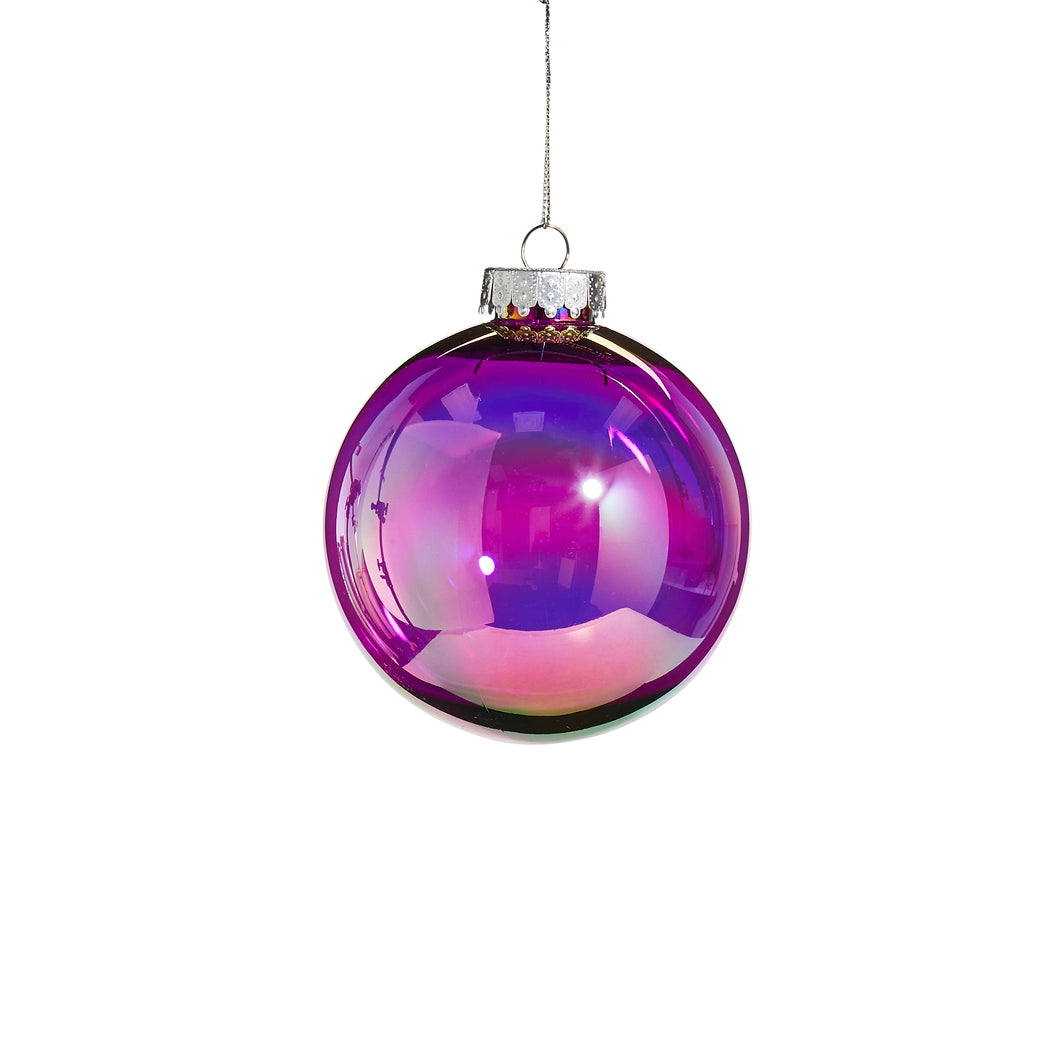 Purple Seamless Iridescent Ball 10cm