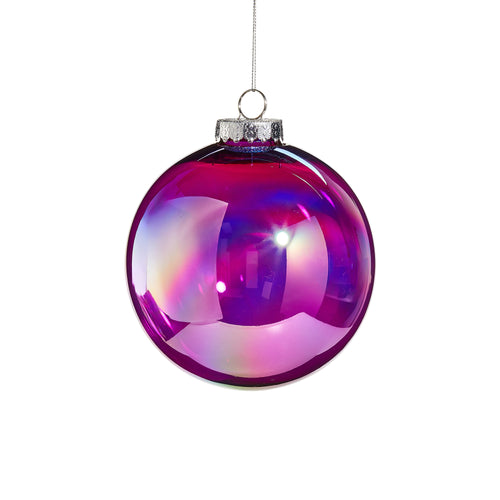 Purple Seamless Iridescent Ball 16cm