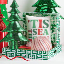 Load image into Gallery viewer, Green Greek Key Trays