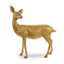 Load image into Gallery viewer, Gold Standing Deer Family Set of 3
