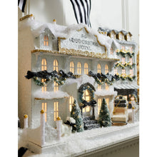 Load image into Gallery viewer, Lighted Paper Christmas Hotel