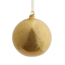Load image into Gallery viewer, Champagne Glitter Ball Ornament - Medium