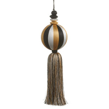 Load image into Gallery viewer, Champagne Yarn Tassel Ball Ornament