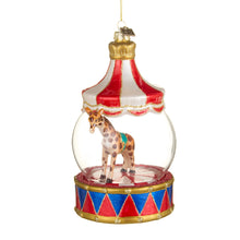 Load image into Gallery viewer, Eric Cortina Carnival Globe Ornament - Giraffe