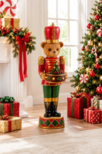 Load image into Gallery viewer, Musical Lighted Animated Bear Soldier