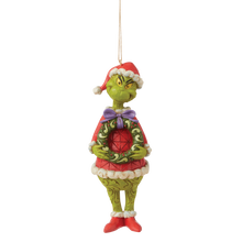 Load image into Gallery viewer, Grinch Holding Wreath Ornament