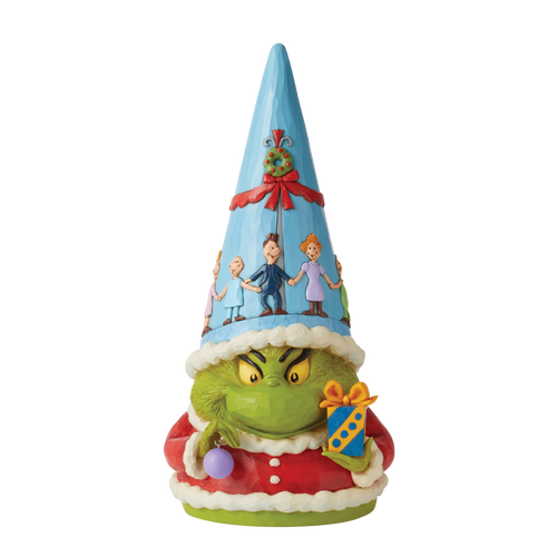 Grinch Gnome Statue