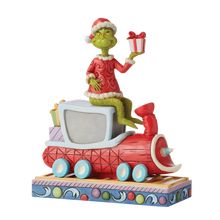 Load image into Gallery viewer, Jim Shore Grinch on Train