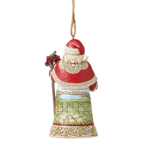 Jim Shore New Zealand Santa Hanging Ornament