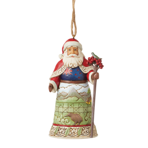 Jim Shore New Zealand Santa Hanging Ornament