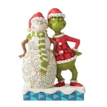 Load image into Gallery viewer, Jim Shore Grinch with Grinchy Snowman