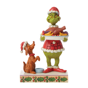 Jim Shore Grinch with Christmas Dinner