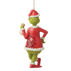 Grinch with Bag of Coal Hanging Ornament