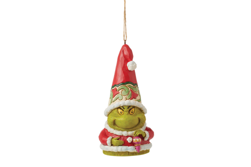 Jim Shore Grinch Gnome Hanging Ornament