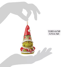 Load image into Gallery viewer, Jim Shore Grinch Gnome Hanging Ornament