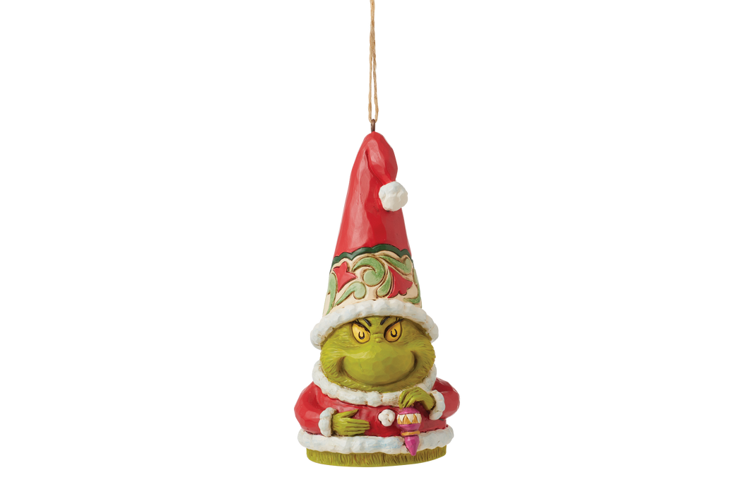 Jim Shore Grinch Gnome Hanging Ornament