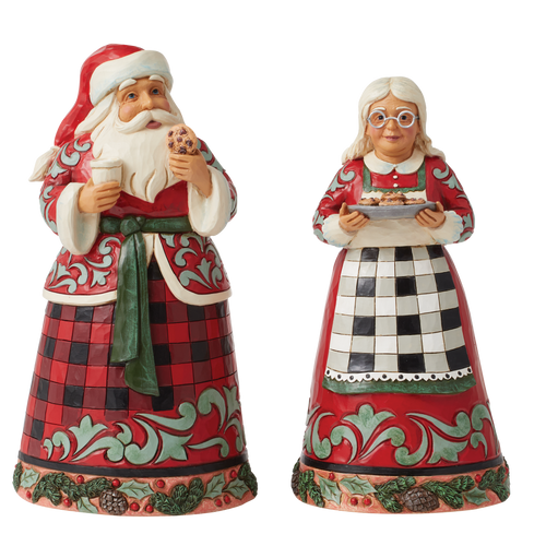 Highland Glen Santa & Mrs Claus Set of 2
