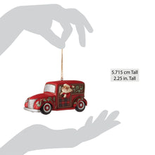 Load image into Gallery viewer, Jim Shore Highland Glen Santa Woody Wagon Hanging Ornament