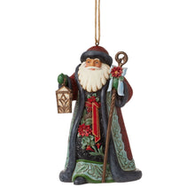 Load image into Gallery viewer, Holiday Manor Santa Cane Hanging Ornament