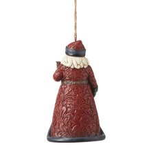 Load image into Gallery viewer, Holiday Manor Santa Bell Hanging Ornament