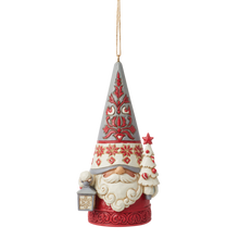 Load image into Gallery viewer, Jim Shore Nordic Noel Gnome Tree Hanging Ornament