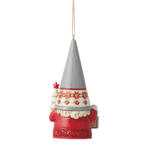 Jim Shore Nordic Noel Gnome Tree Hanging Ornament