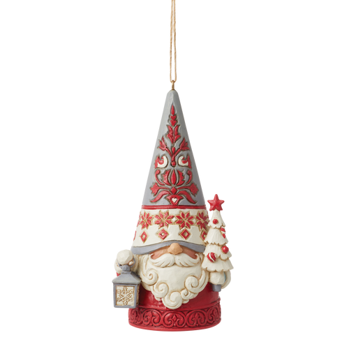 Jim Shore Nordic Noel Gnome Tree Hanging Ornament