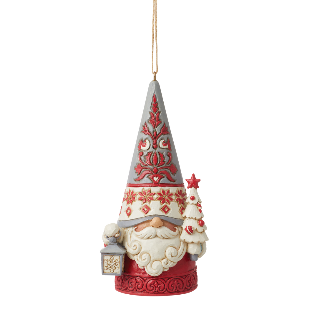 Jim Shore Nordic Noel Gnome Tree Hanging Ornament