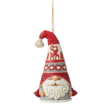 Load image into Gallery viewer, Nordic Noel Gnome Flap Hat Hanging Ornament