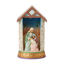 Load image into Gallery viewer, Holy Family Lighted Diorama